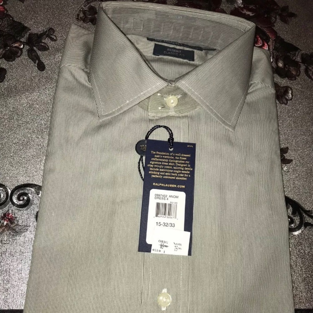 Polo By Ralph Lauren Classic Fit Grey Size 15